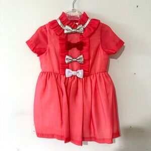 NWT Hucklebones Silk Bow Dress - 3Y